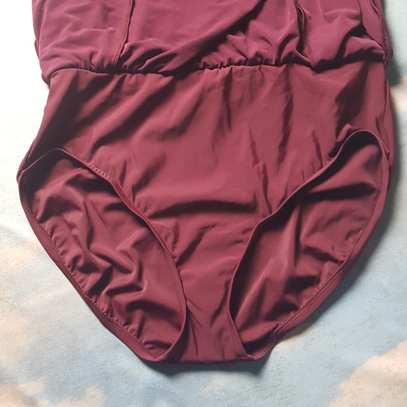 Aqua Green High Neck Swim Romper with Pockets - Picture 5 of 10